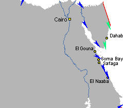 El Gouna - Map