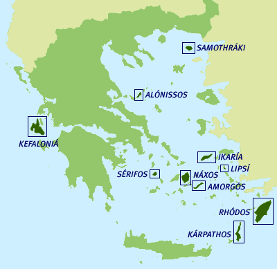 Griechenlandkarte